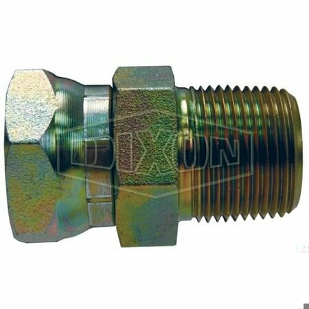 DIXON Swivel Nut, 1-11-1/2 Nominal, Male NPTF x Female NPSM, Steel, Domestic 1404-16-16